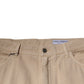 Beige Cotton Mid Waist Skinny Denim Jeans