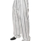 White Straight Formal Dress Pants
