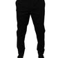 Black Tapered Formal Dress Pants