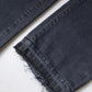 Dark Gray Cotton Skinny Denim Jeans