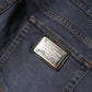 Dark Gray Cotton Skinny Denim Jeans