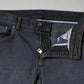 Dark Gray Cotton Skinny Denim Jeans