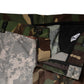 Multicolor Patchwork Camouflage Cargo Pants