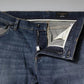 Blue Logo Plaque Cotton Skinny Denim Jeans