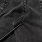 Black Logo Cotton Stretch Skinny Denim Pants