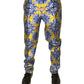 Multicolor MajolicaSilk Skinny Pants