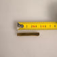 Gold Tone Brass Logo Branded Tie Clip Bar