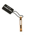 Gold Tone Brass Crystal Branded Tie Clip Bar