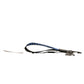 Blue Logo Polyester Silver Brass Holder Keychain Keyring