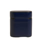 Blue Leather Logo Print Flip Holder Airpods Case