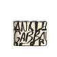 Black White Leather Scribble Embossed Logo Airpods Case