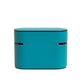 Green Leather Metal Logo Plaque Holder Airpods Case