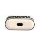 White PVC Embossed Logo Plaque Holder Airpods Case