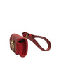 Black Leather Devotion Heart Strap Airpod Case