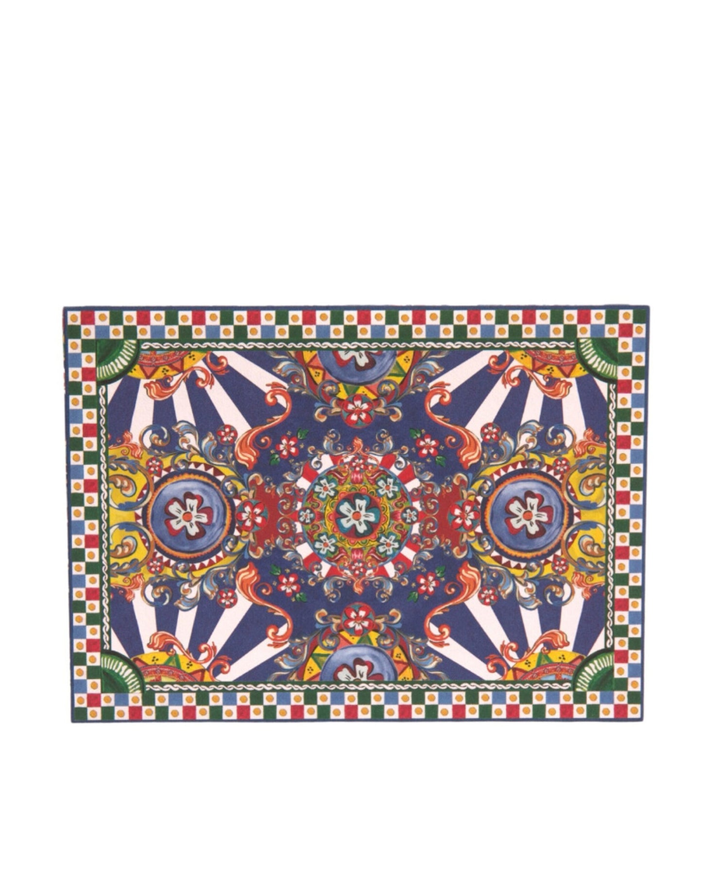 Multicolor Carretto Siciliano Envelope Post Card Holder