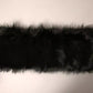 Black Fur Shoulder Collar Wrap Shawl Scarf
