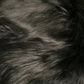Black Fur Shoulder Collar Wrap Shawl Scarf