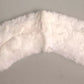 White Fur Shoulder Collar Wrap Shawl Scarf