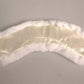 White Fur Shoulder Collar Wrap Shawl Scarf
