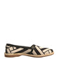 Black White Stripes Slip On Espadrille Shoes