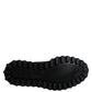 Black Leather Lace Up Trekking Dress Shoes