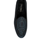 Blue Black Flats Men Loafers Dress Shoes