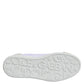 White Nylon Leather Low Top Sneakers Shoes