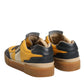 Multicolor Leather DNA Sneakers Shoes