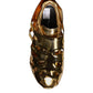 Gold Daymaster Leather Low Top Sneakers Shoes