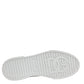 White Black Cotton High Top Sneakers Shoes