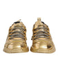 Gold Stretch Lace Up NS1 Sneakers Shoes