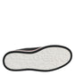 Black Leather Low Top Men Sneakers Shoes