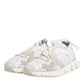 White Mesh Sorrento Trekking Sneakers Shoes