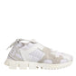 White Mesh Sorrento Trekking Sneakers Shoes