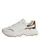 White Gold DAYMASTER Leather Sneakers Shoes