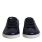 Blue Low Top Men Saint Tropez Sneakers Shoes