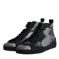 Multicolor Camouflage High Top Sneakers Shoes
