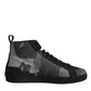 Multicolor Camouflage High Top Sneakers Shoes