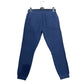 Blue Polyester Women Sport Pant