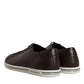 Brown Low Top Men Saint Tropez Sneakers Shoes