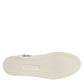 White Leather Milano Low Top Sneakers Shoes