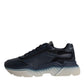 Navy Blue Daymaster Low Top Men Sneakers Shoes