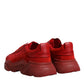Red Leather Daymaster Low Top Sneakers Shoes
