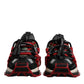 Multicolor Panelled Space Sneakers Shoes