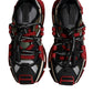 Multicolor Panelled Space Sneakers Shoes