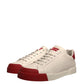 White Leather Logo Portofino Sneakers Shoes