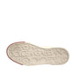 White Leather Logo Portofino Sneakers Shoes