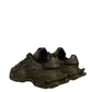 Military Green Space Low Top Sneakers Shoes
