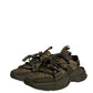 Military Green Space Low Top Sneakers Shoes