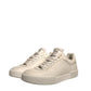 White Leather DG Logo Low Top Sneakers Shoes